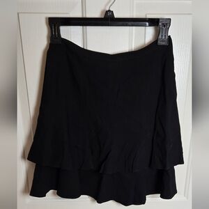 BCBG Black Tiered Skirt